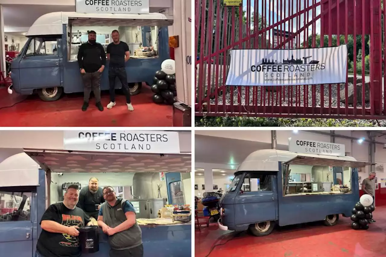 'It's a belter': Meet the pair transforming an old van into a new coffee shop