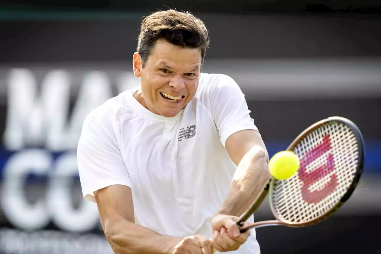 Milos Raonic withdraws from Wimbledon warm-up tournament shortly before first-round match