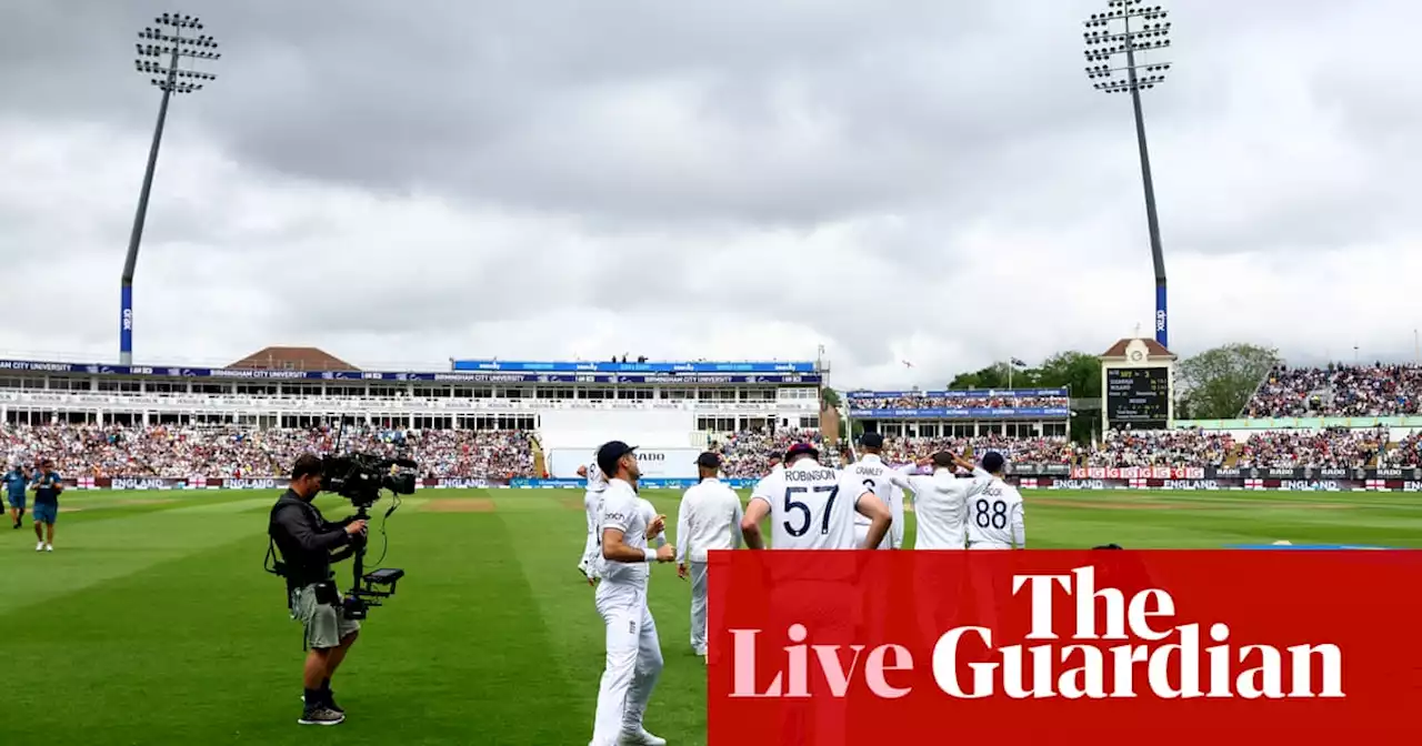 The Ashes: England v Australia, first Test heads for thrilling climax after delay – live