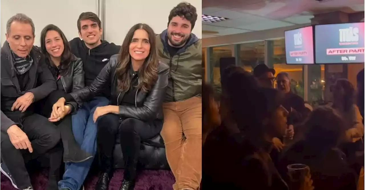 Filhos de Tony Bellotto mostram bastidores de show do Titãs: encontro de gerações e 'after' com dancinha