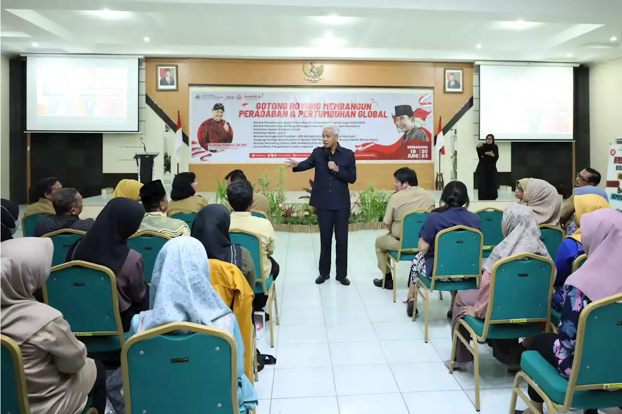 Ganjar Fasilitasi Kaum Difabel Pelatihan Wirausaha di Balatkop Jateng