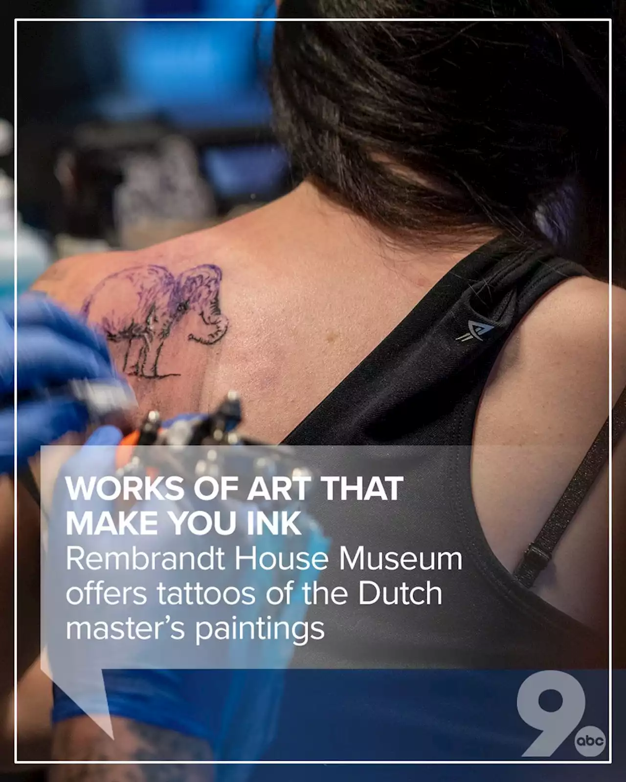 High art becomes body art as visitors to Amsterdam's Rembrandt House Museum get inked