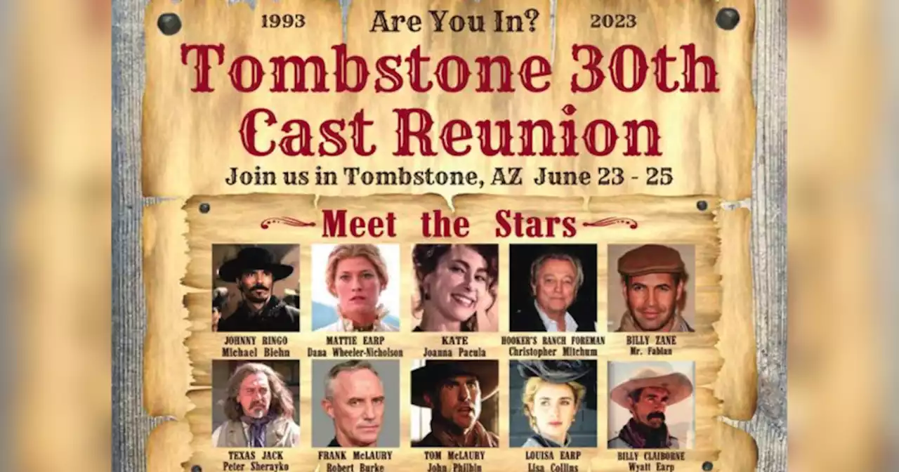 'Tombstone' cast members reuniting this weekend for film's 30th anniversary