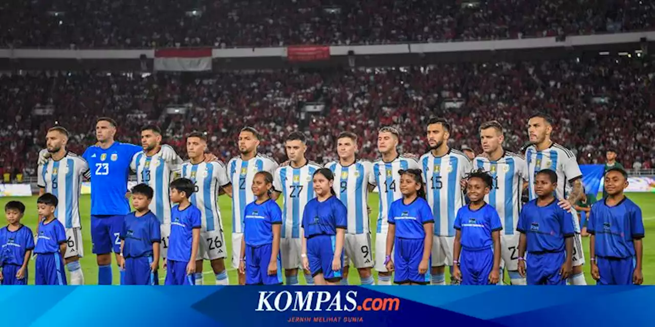 Indonesia Vs Argentina: Momen Cucu Jokowi Jan Ethes Dampingi Martinez