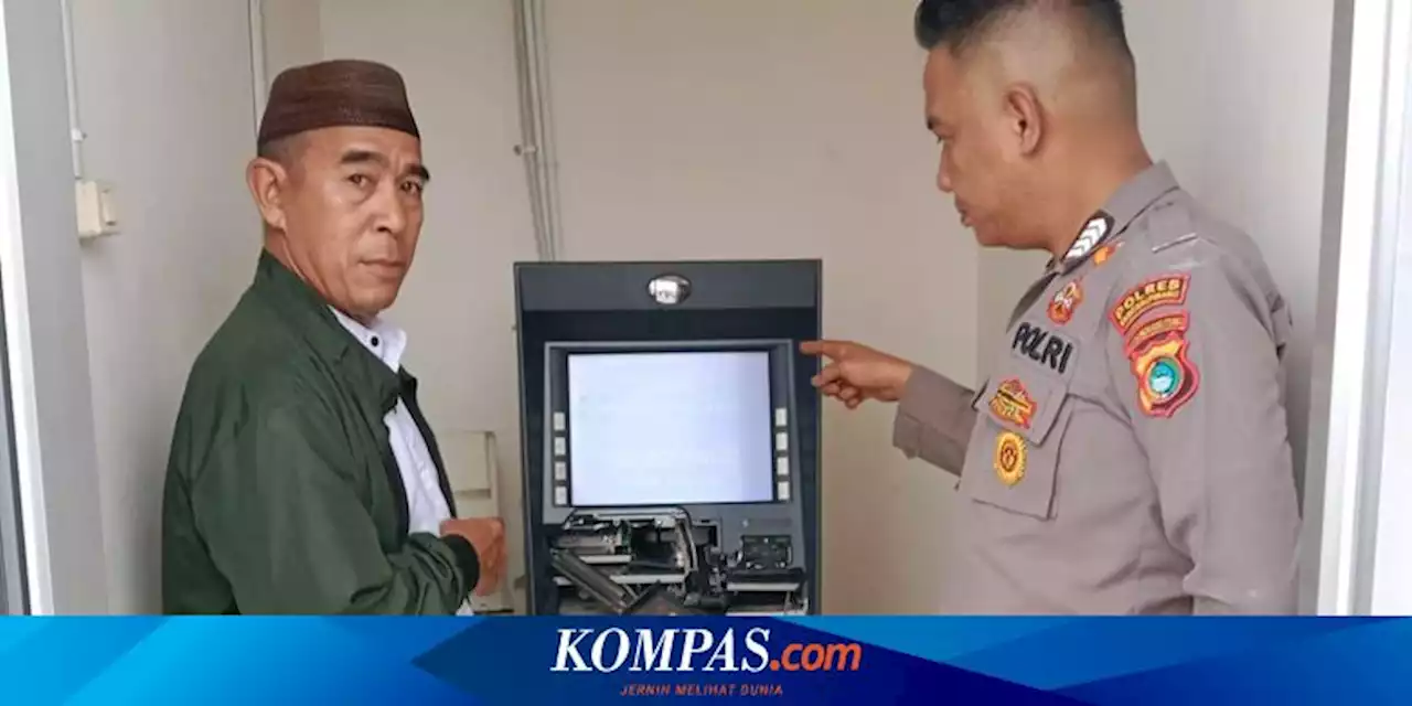 Rusak Mesin ATM, Perampok di Babel Gagal Bawa Brankas Isi Uang