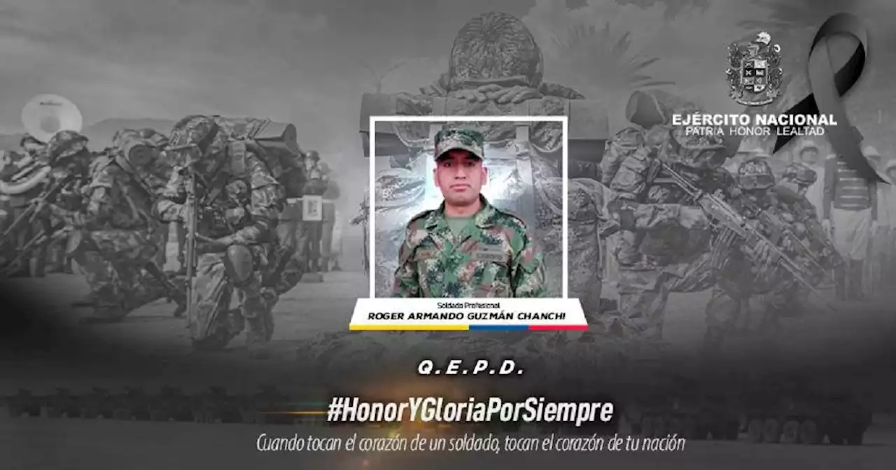 Soldado muere durante enfrentamientos entre pandillas en Cauca