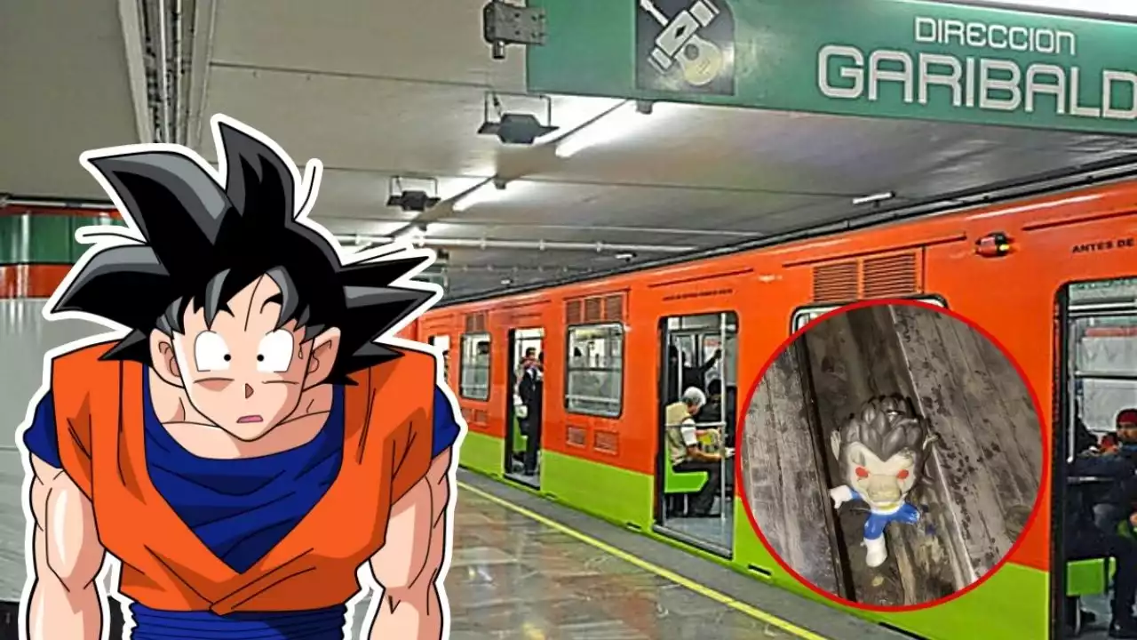 ¡No era un chicle duro!: Muñeco de Dragon Ball Z provoca falla en el Metro