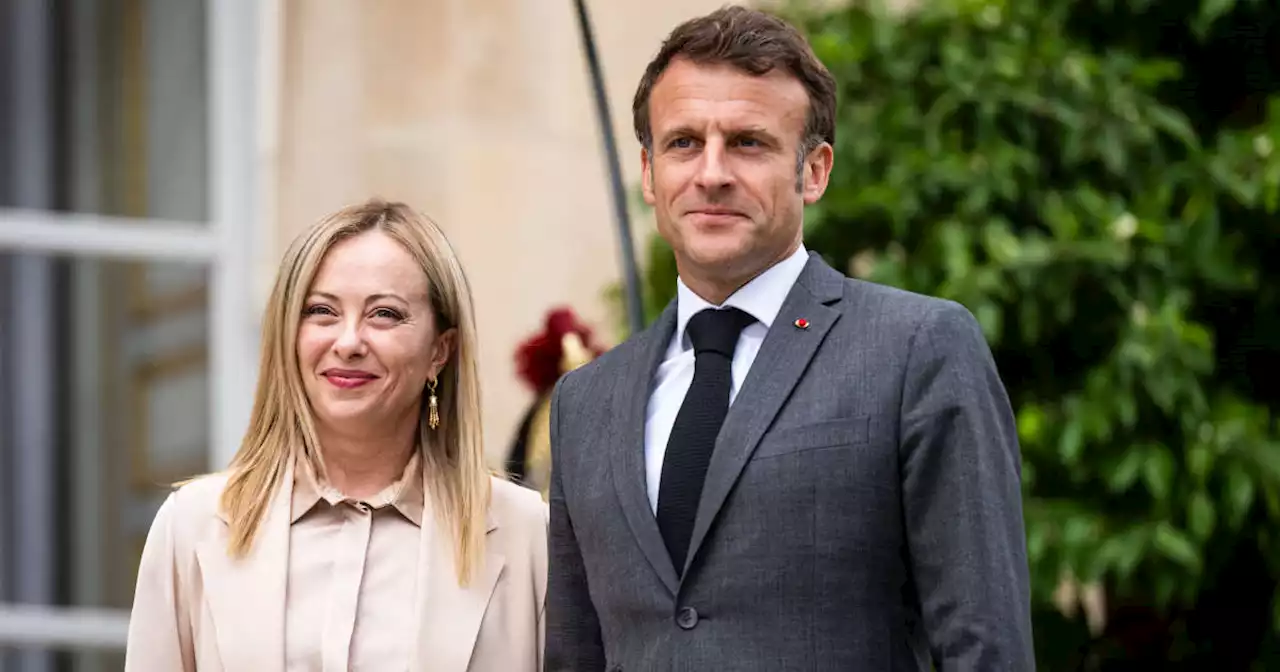 Macron et Meloni affichent leur volonté de « travailler ensemble » après les turbulences sur l’immigration