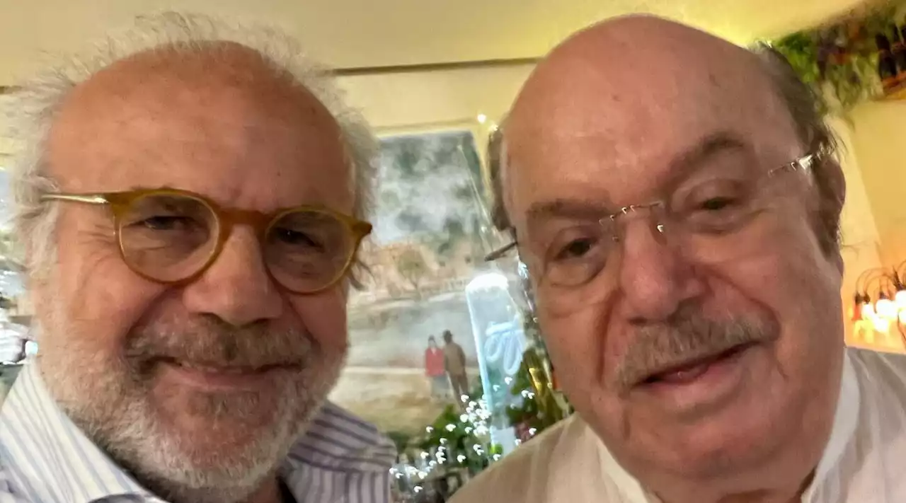 Lino Banfi e Jerry Calà festeggiano un film cult anni 80