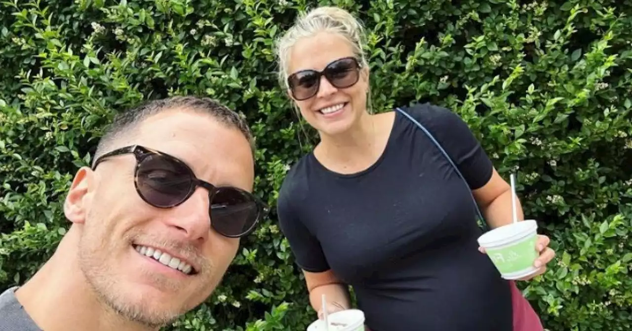 Gemma Atkinson says 'help me' before leaving Gorka in awe with pre-birth moves