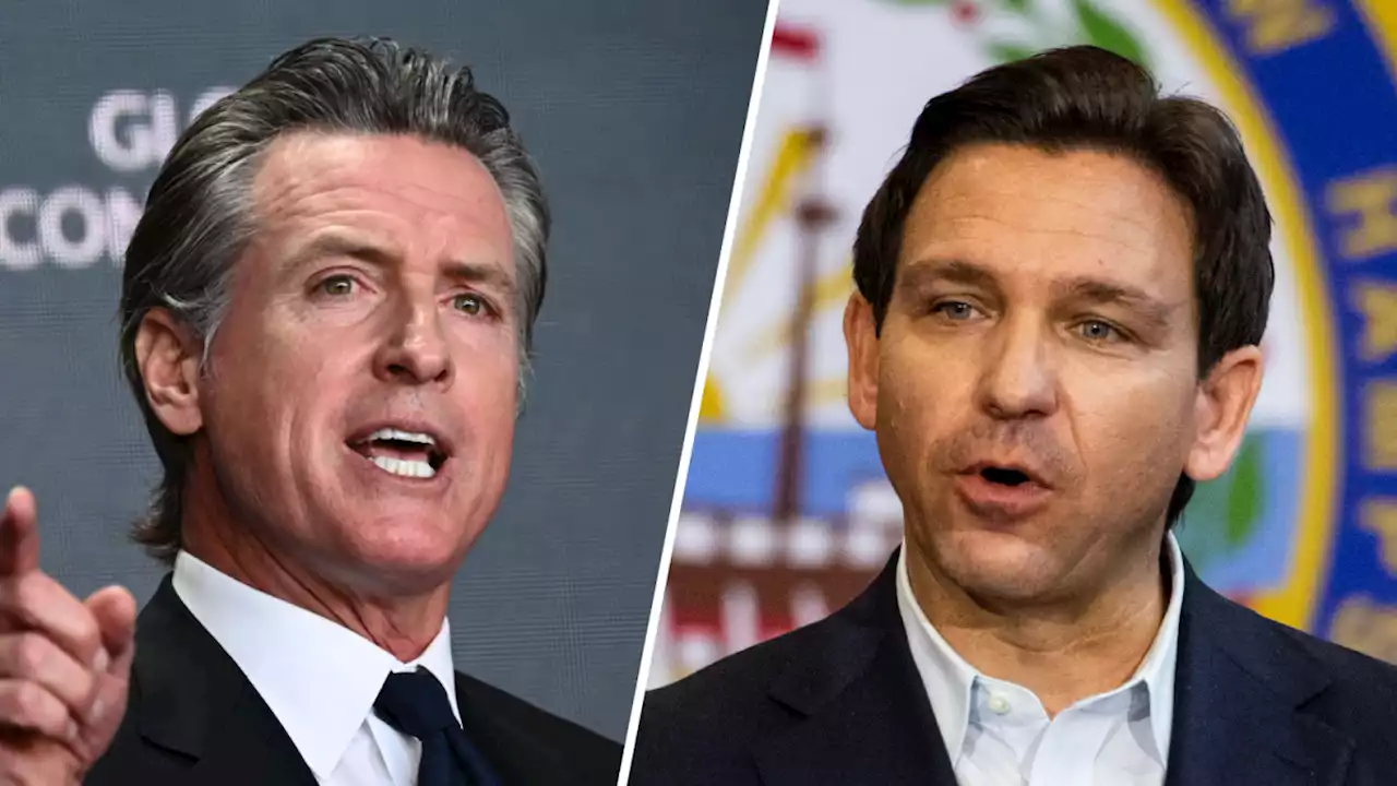 Inside the deepening rivalry between Ron DeSantis and Gavin Newsom