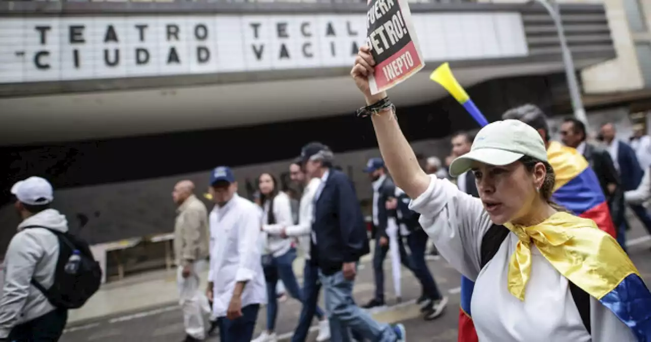 Marchas en Colombia contra el gobierno Petro este martes: vea el minuto a minuto