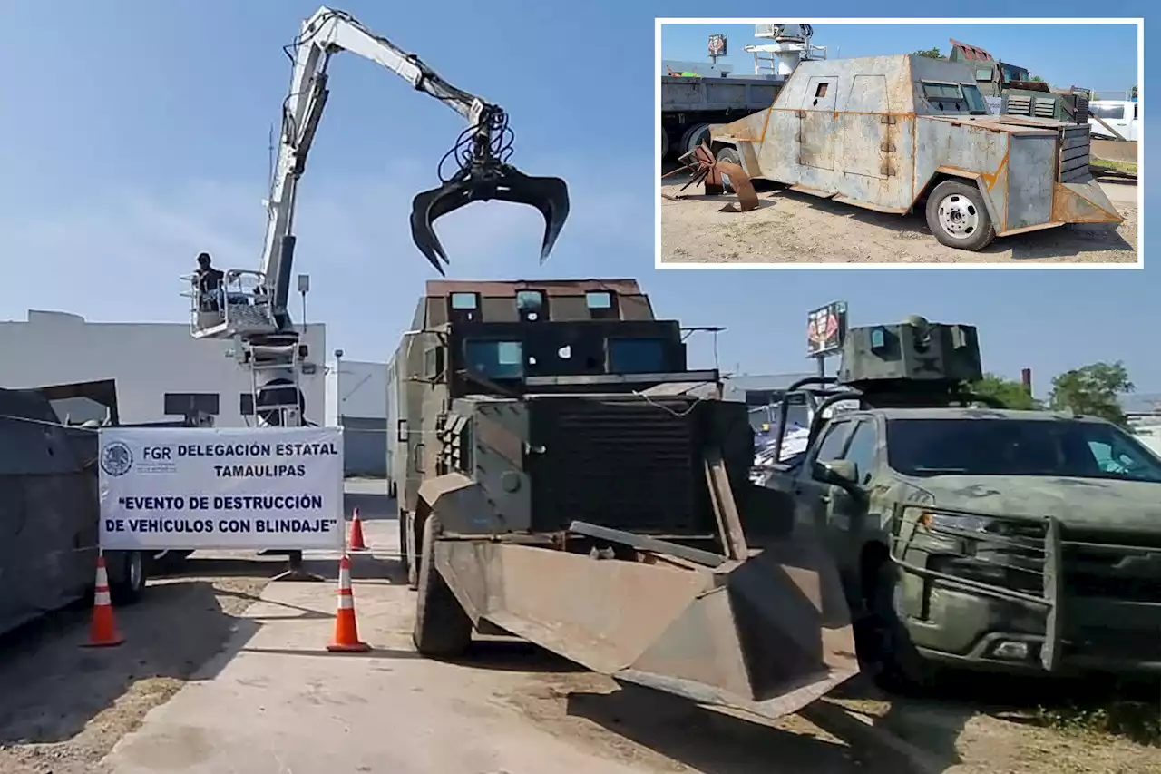 Drug cartels’ homemade armored ‘monster’ tanks seized by Mexican government