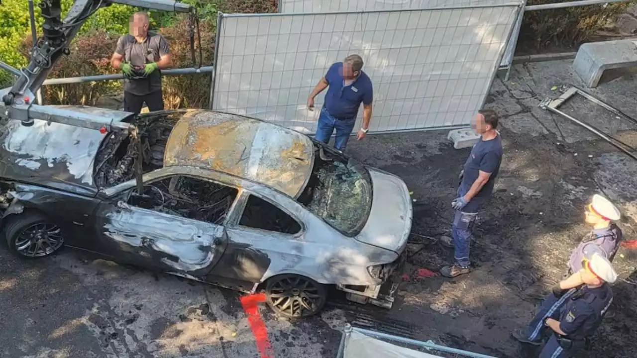 Einbruch im Donauzentrum: Auto in Brand - oe24.at