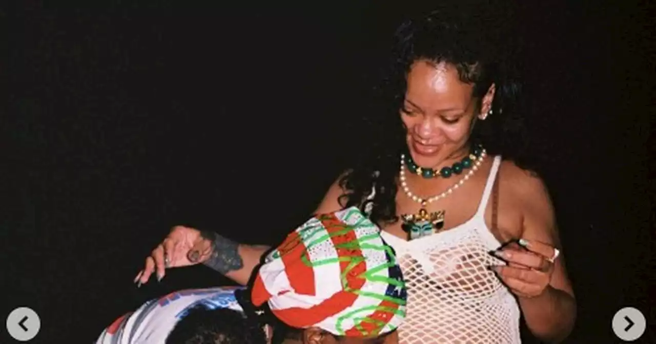 A$AP Rocky shares unseen intimate family snaps with pregnant Rihanna and son