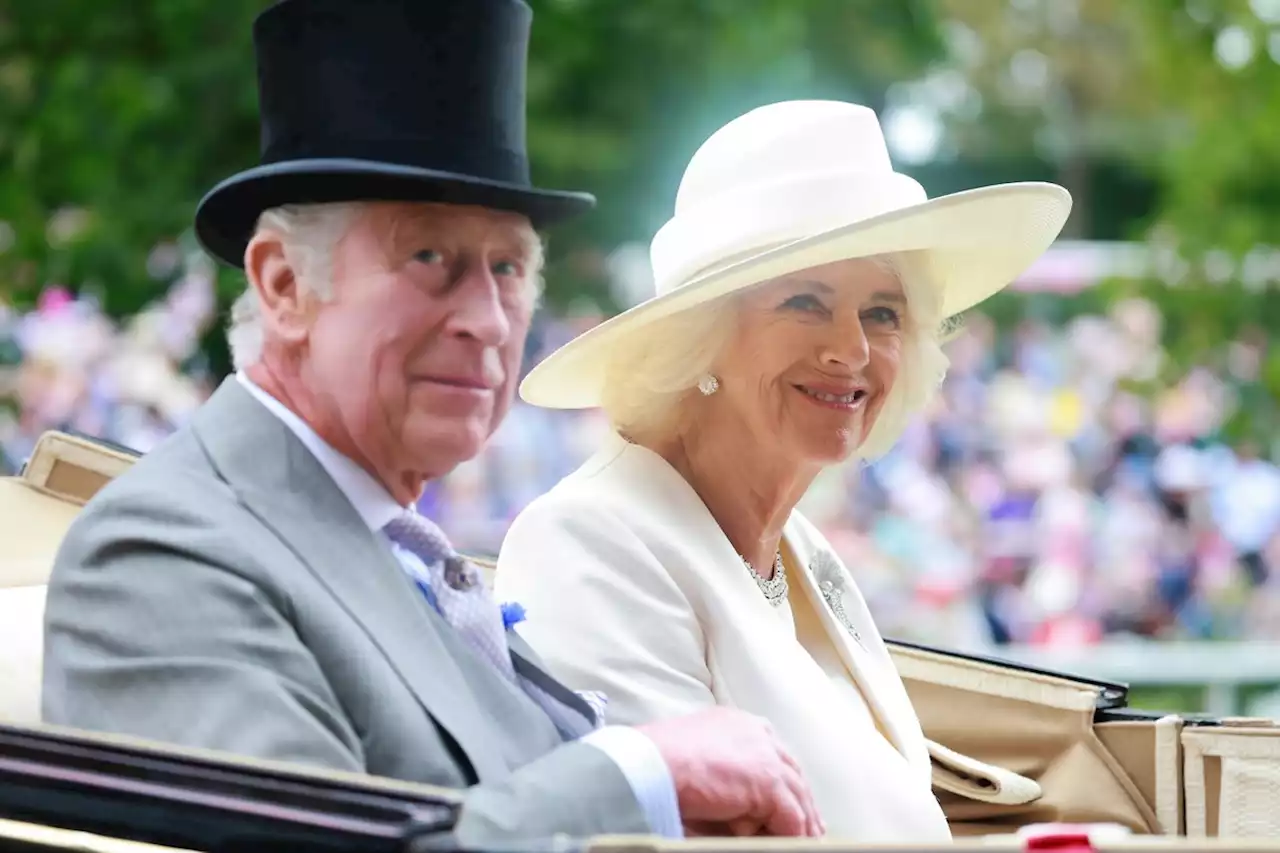 Charles and Camilla join royals at Ascot as King pays tribute to late Queen