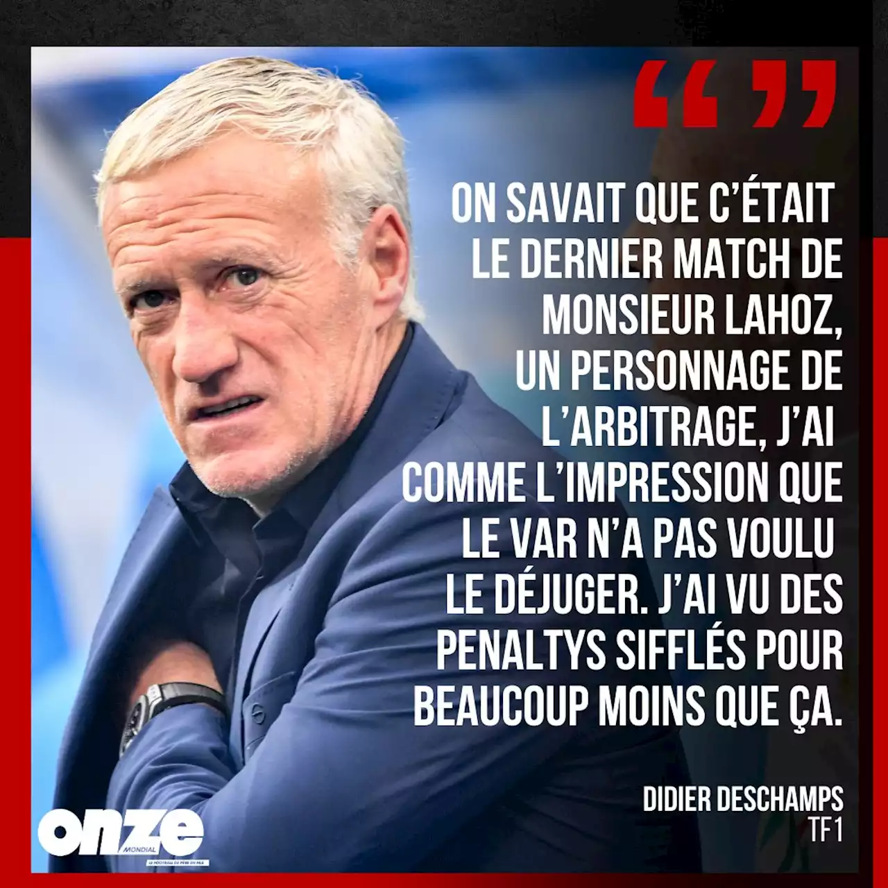 France - Grèce : Deschamps n'épargne pas l'arbitre malgré la victoire