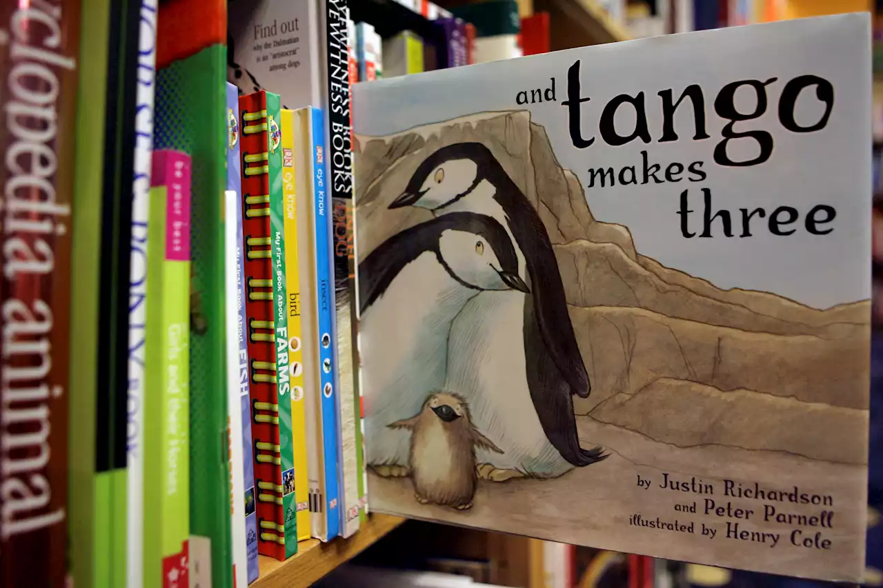 Florida school district and state ed leaders sued over restricting kids book on penguins