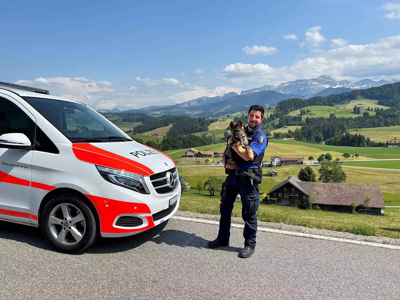 Kantonspolizei Appenzell Ausserrhoden: Verstärkung durch jungen Diensthund