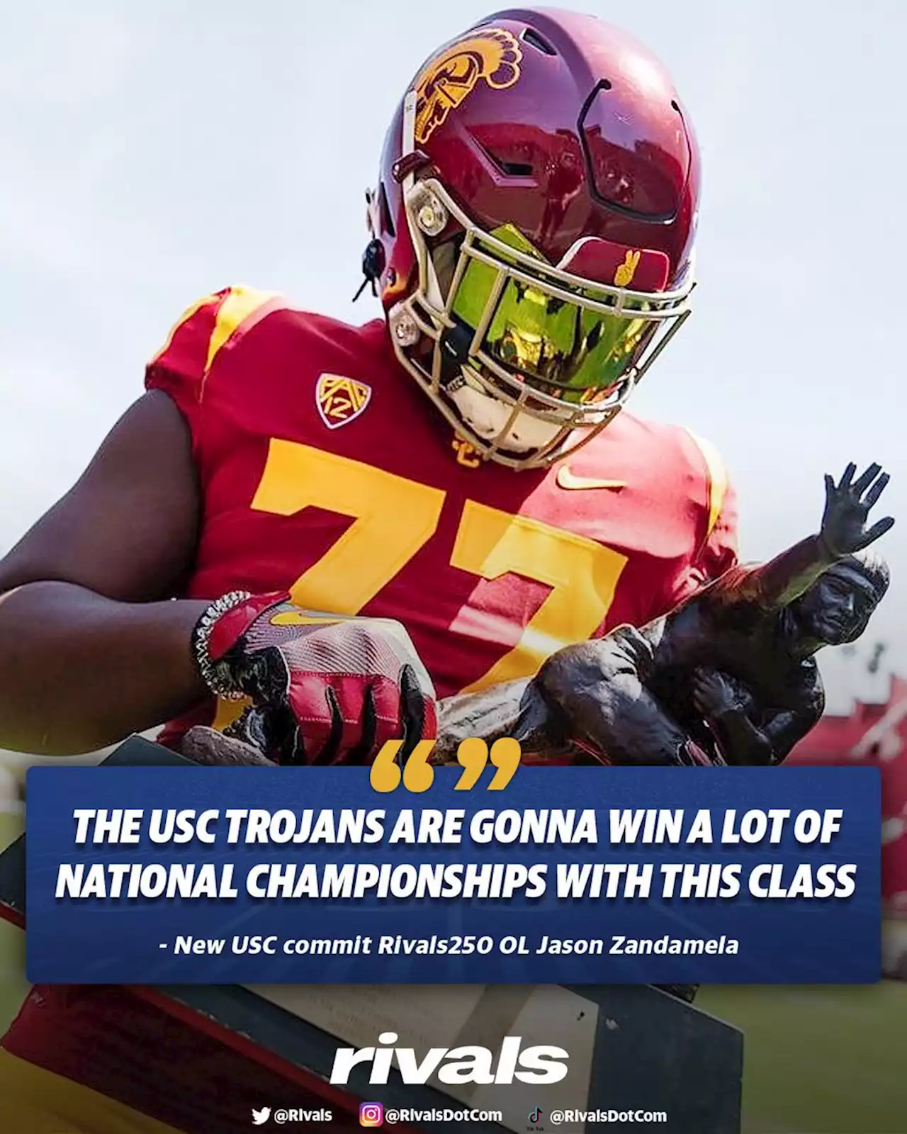 Rivals250 OL Jason Zandamela talks USC Trojans commitment - Rivals.com