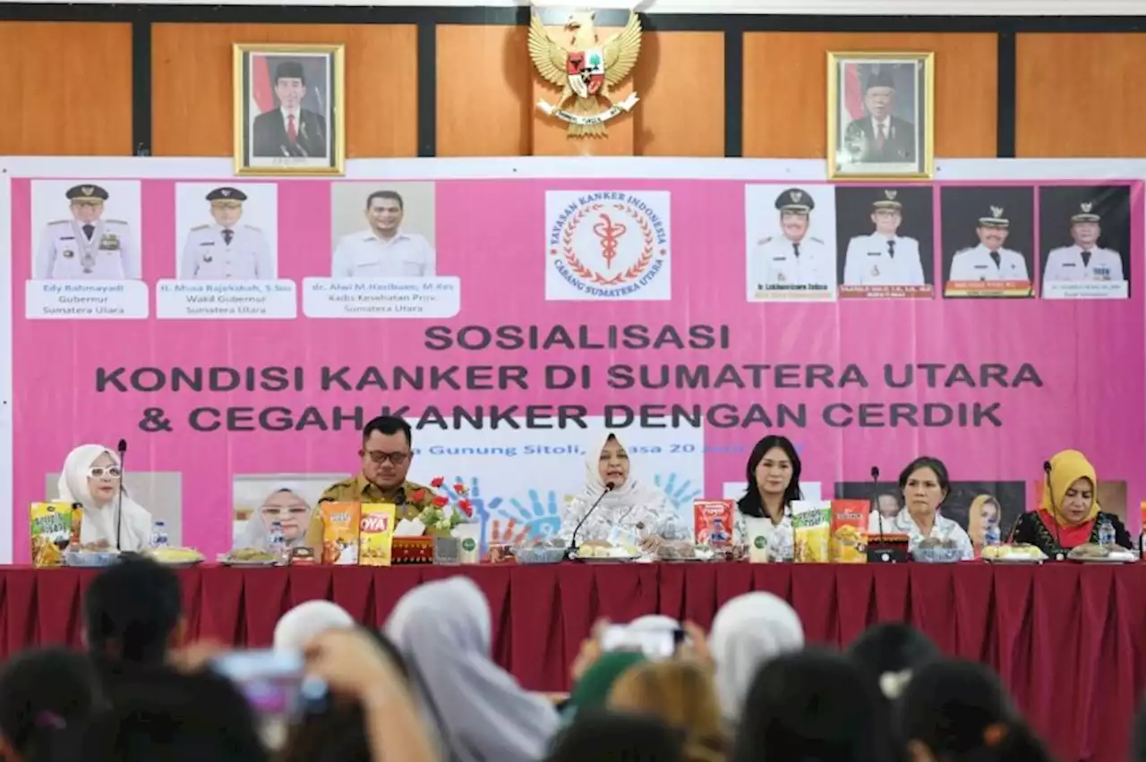 Istri Gubernur Sumut Minta Masyarakat Tak Takut Periksa Kanker