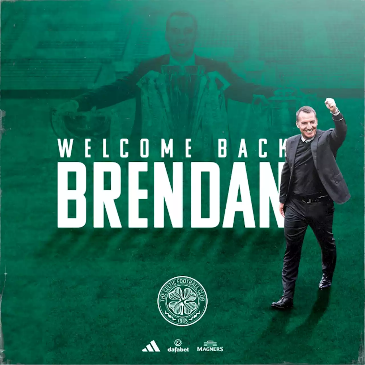 Brendan Rodgers er på plass tilbake i Celtic