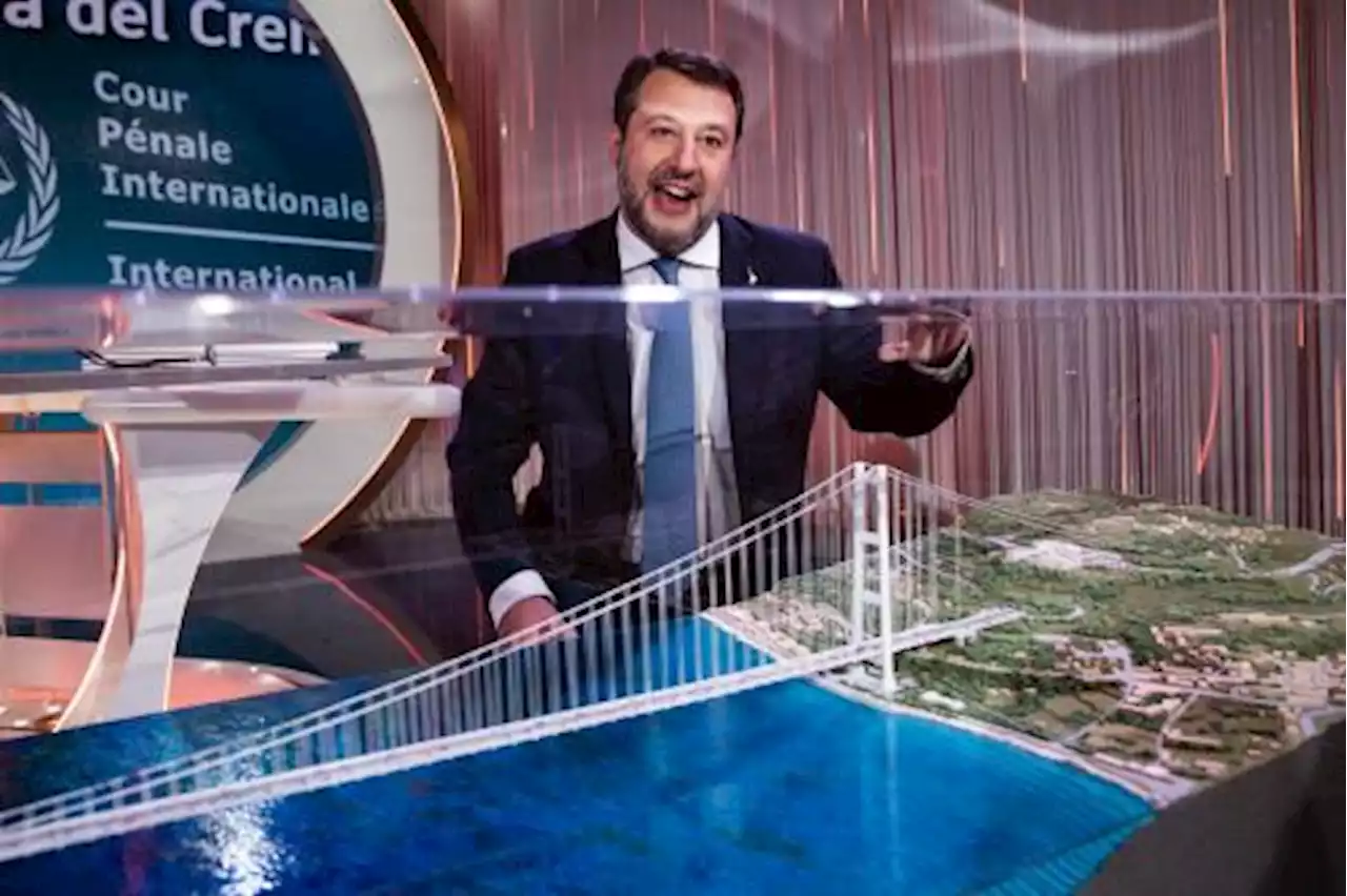 Salvini: via a lavori per Ponte sullo Stretto da prossima estate