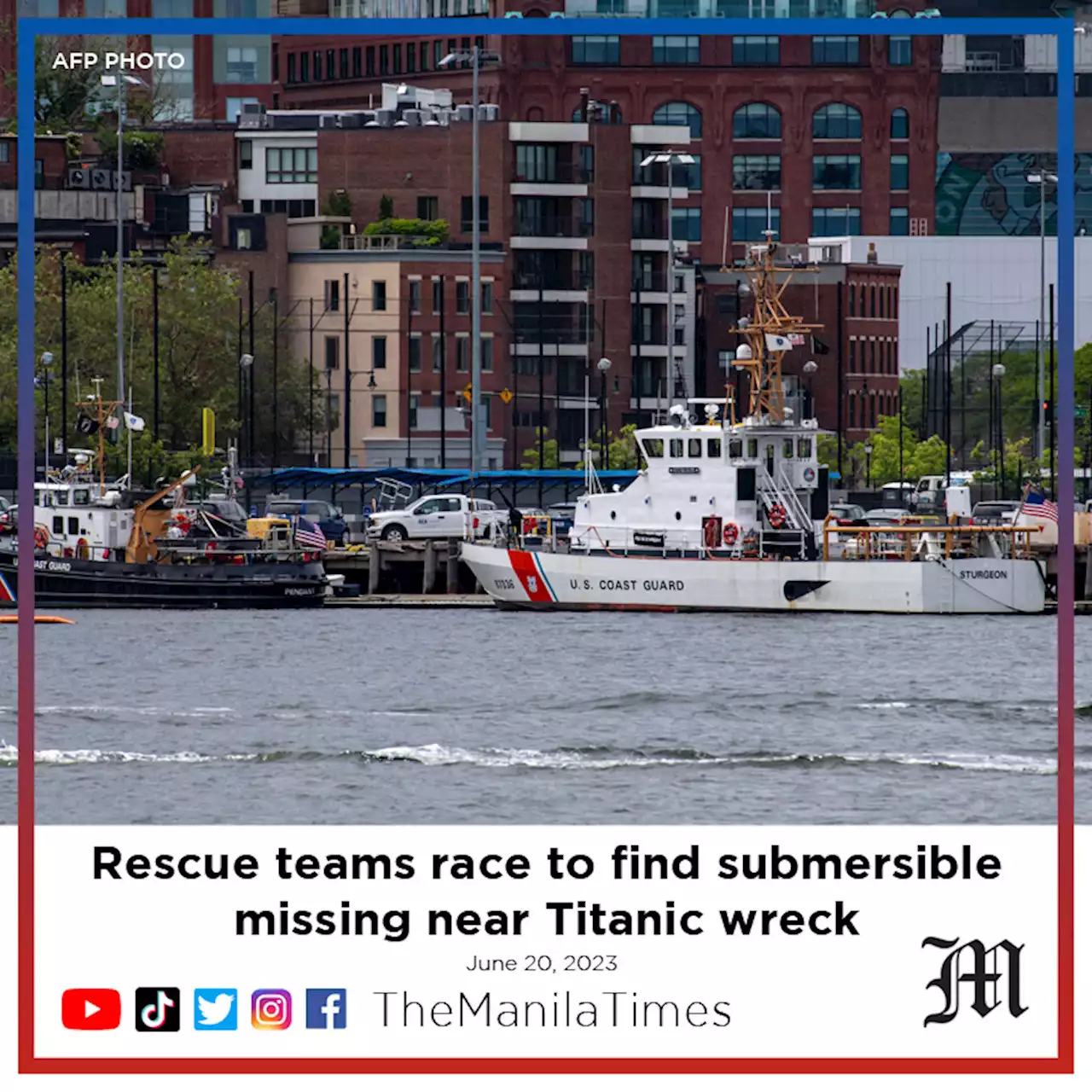 Rescue teams race to find submersible missing near Titanic wreck