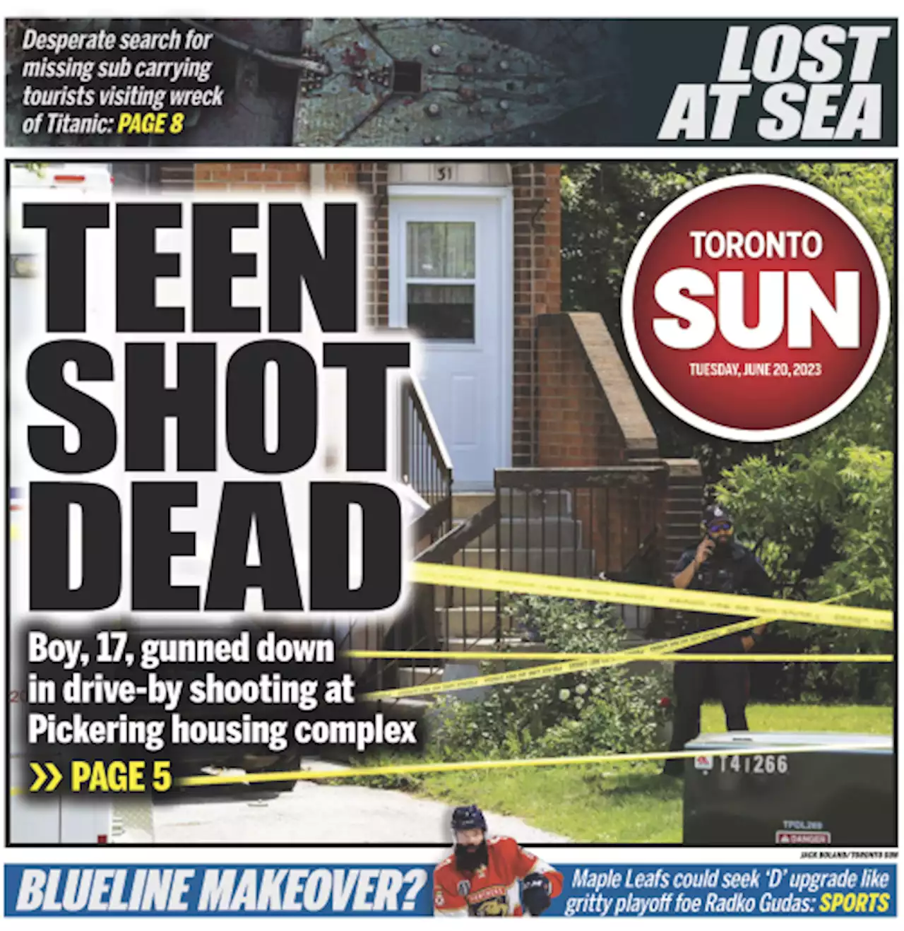 Teen boy gunned down in Pickering shooting