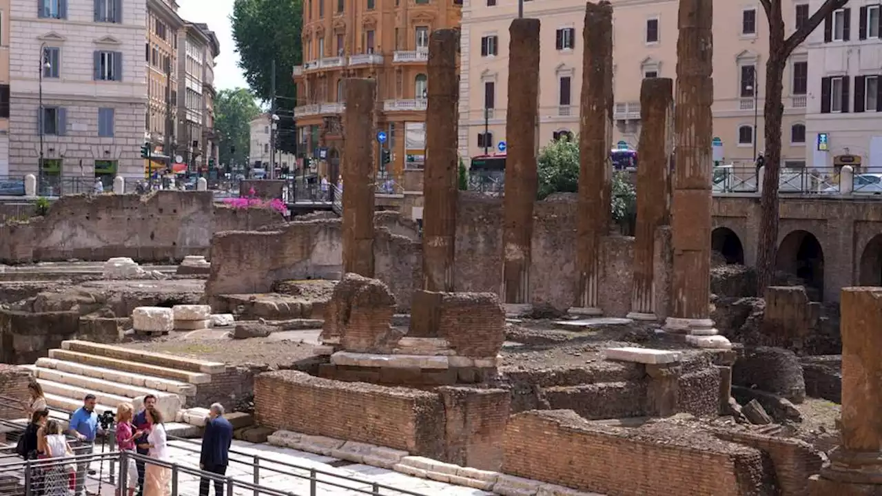 Ancient Roman temples, site of Caesar's stabbing, now open for tourists