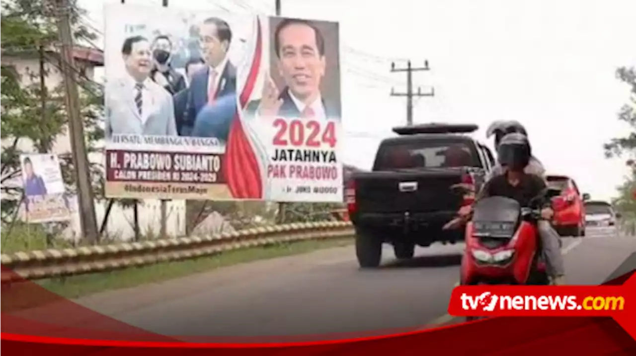 Beredar Baliho '2024 Jatahnya Pak Prabowo' Tersebar di Pringsewu Lampung