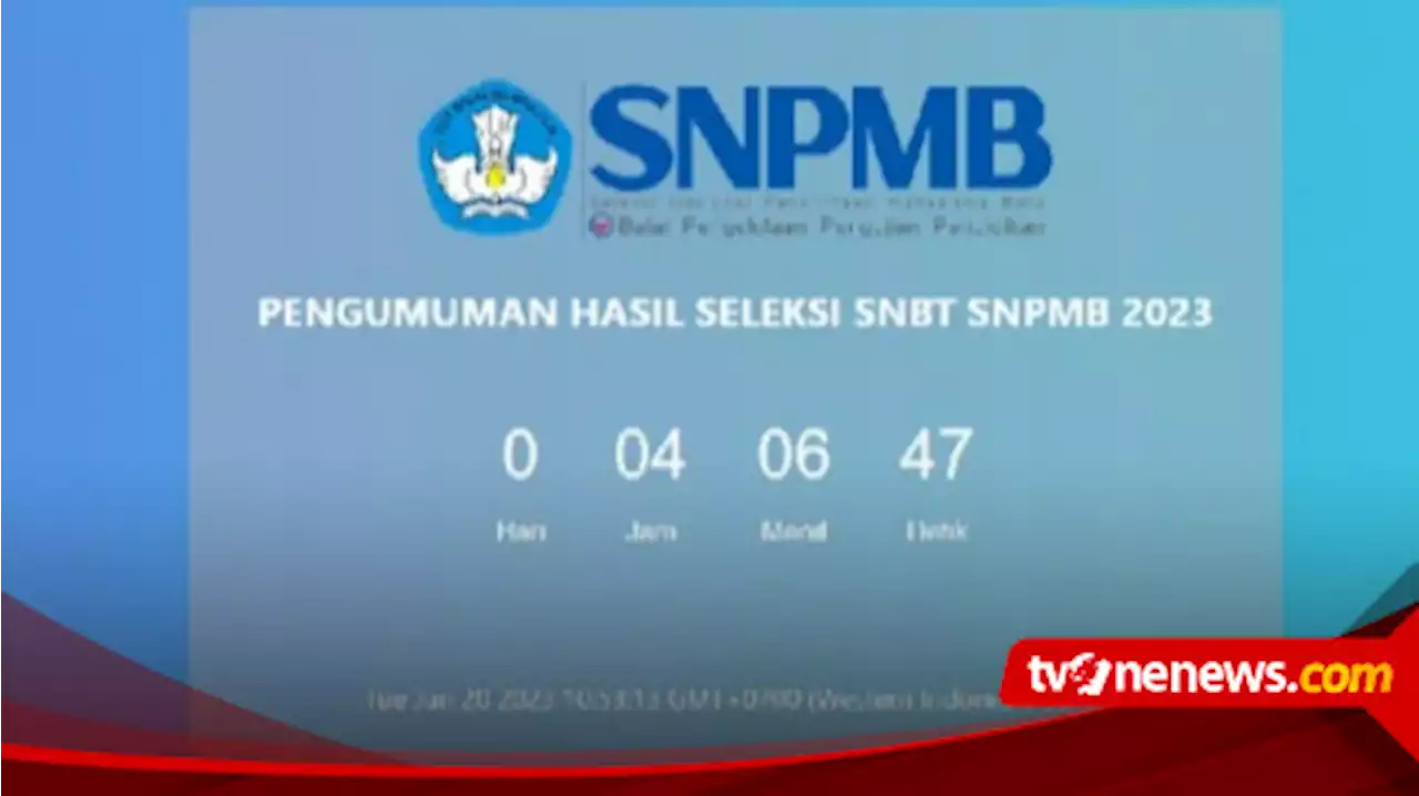 Link Pengumuman SNBT SNPMB 2023, Dibuka 20 Juni Pukul 15.00 WIB