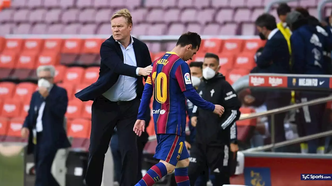 El MENSAJE PREMONITORIO de Koeman sobre Messi en Barcelona - TyC Sports