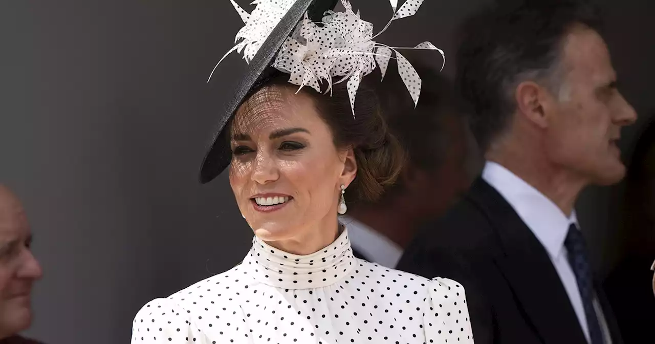 Princess Kate Gets Playful in Polka Dots at Order of the Garter Service