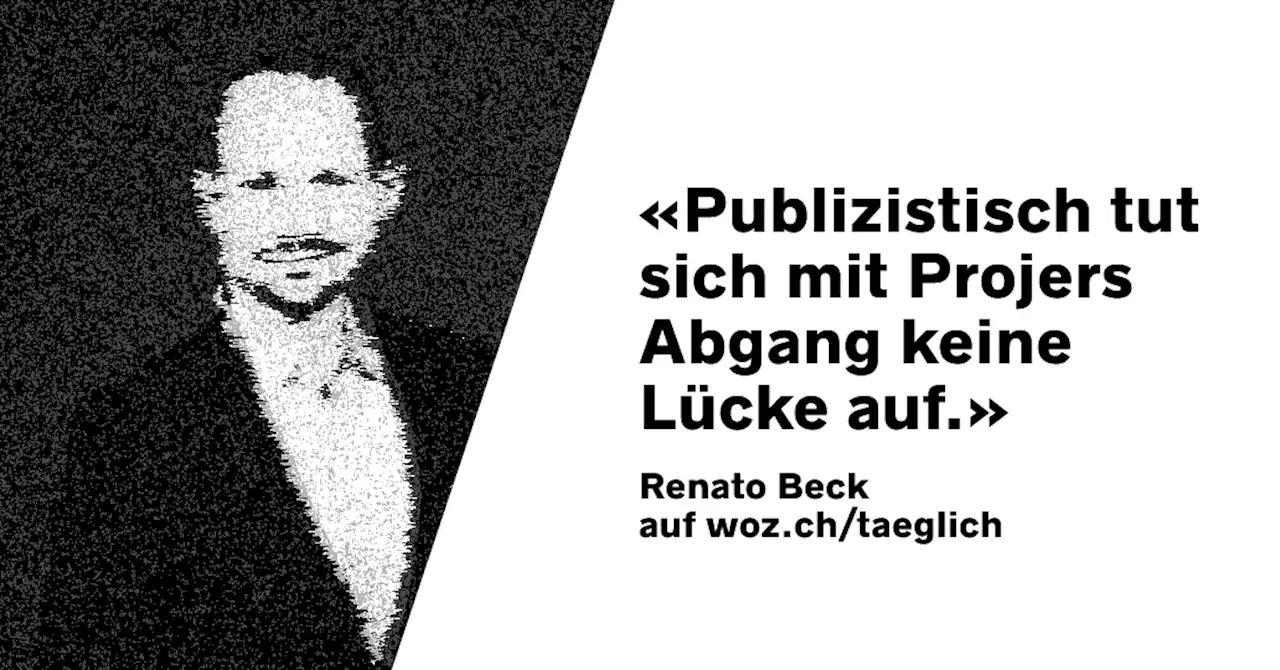 Projers NZZ-Abgang: Was steckt dahinter?