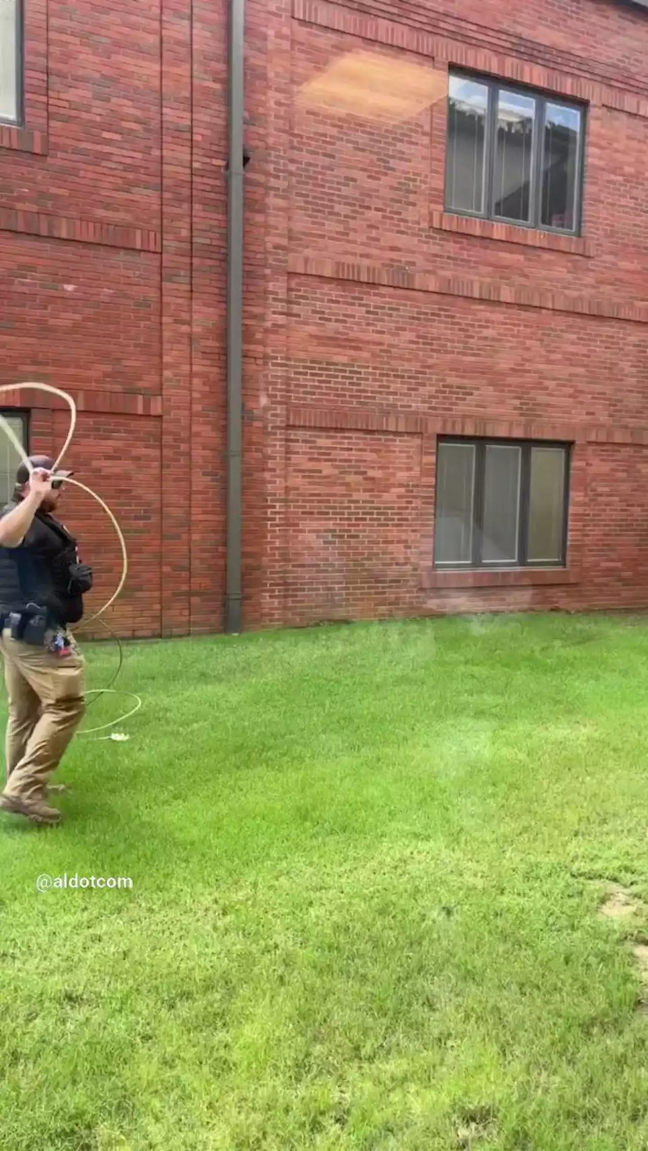 Watch police lasso one of God’s creatures for disrupting Vacation Bible School in Montgomery