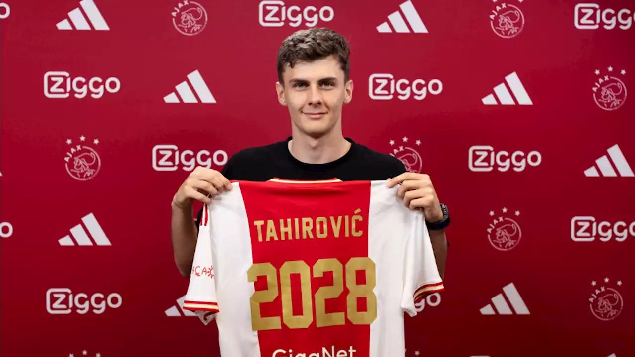 Benjamin Tahirović officieel Ajacied: Bosnisch talent tekent voor vijf jaar