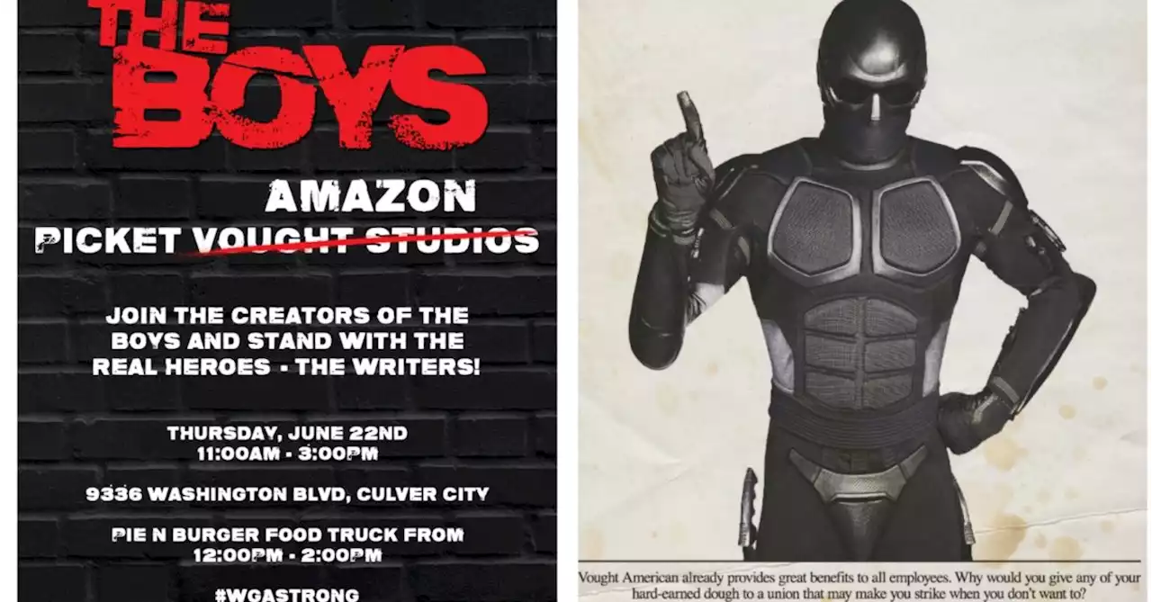 The Boys Picket Amazon on Thursday; Kripke to Studios: Don't Be Vought