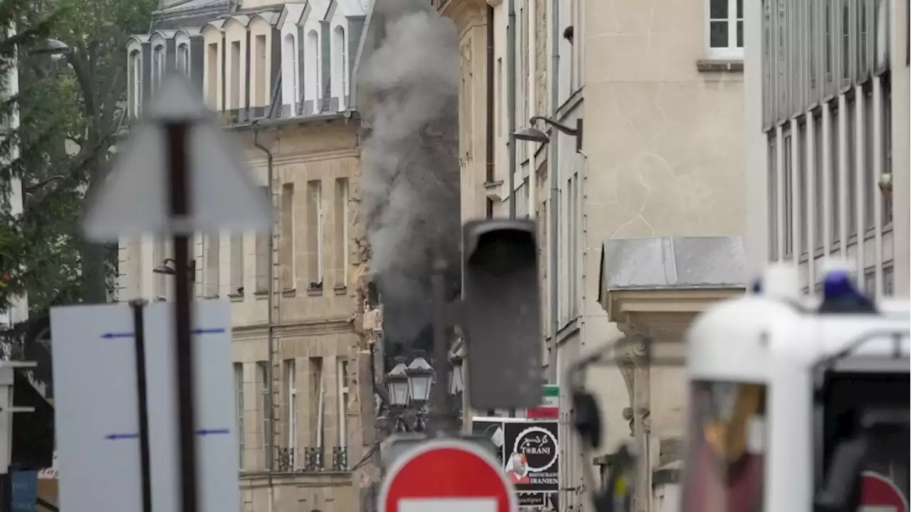 Explosion at building in Paris leaves 4 people injured