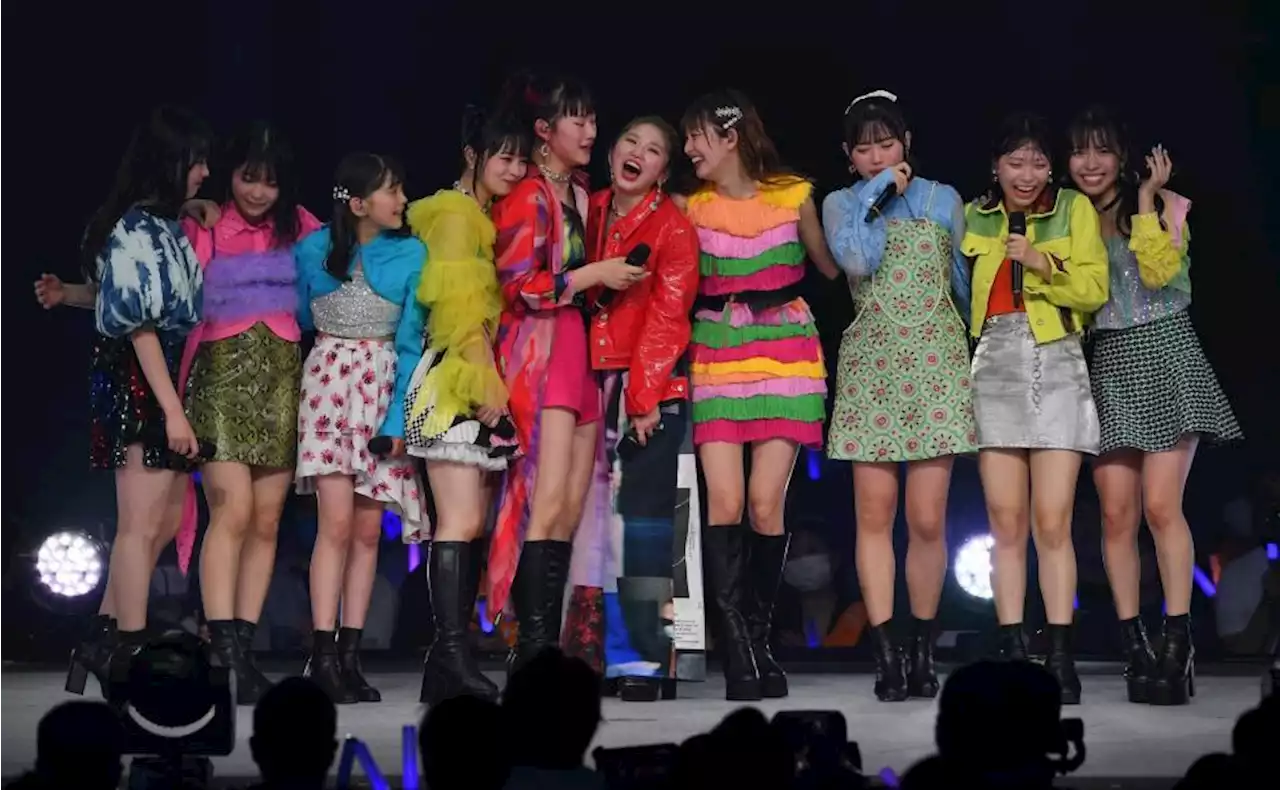 アンジュルム竹内朱莉 涙の卒業ライブ 卒業後は「歌って踊れる最強の書道家目指します」/デイリースポーツ online