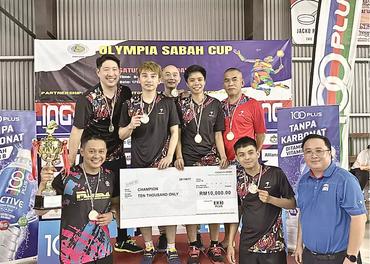 FlyPower Lahad Datu rangkul Piala Olympia Sabah