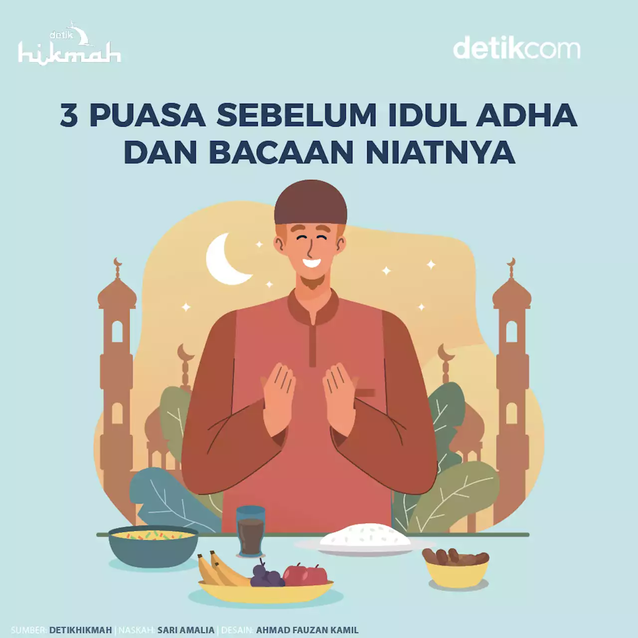 3 Puasa sebelum Idul Adha dan Bacaan Niatnya