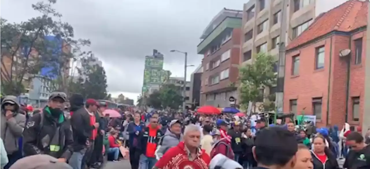 No tome estas vías: reportan marchas en Av. Caracas con calle 53