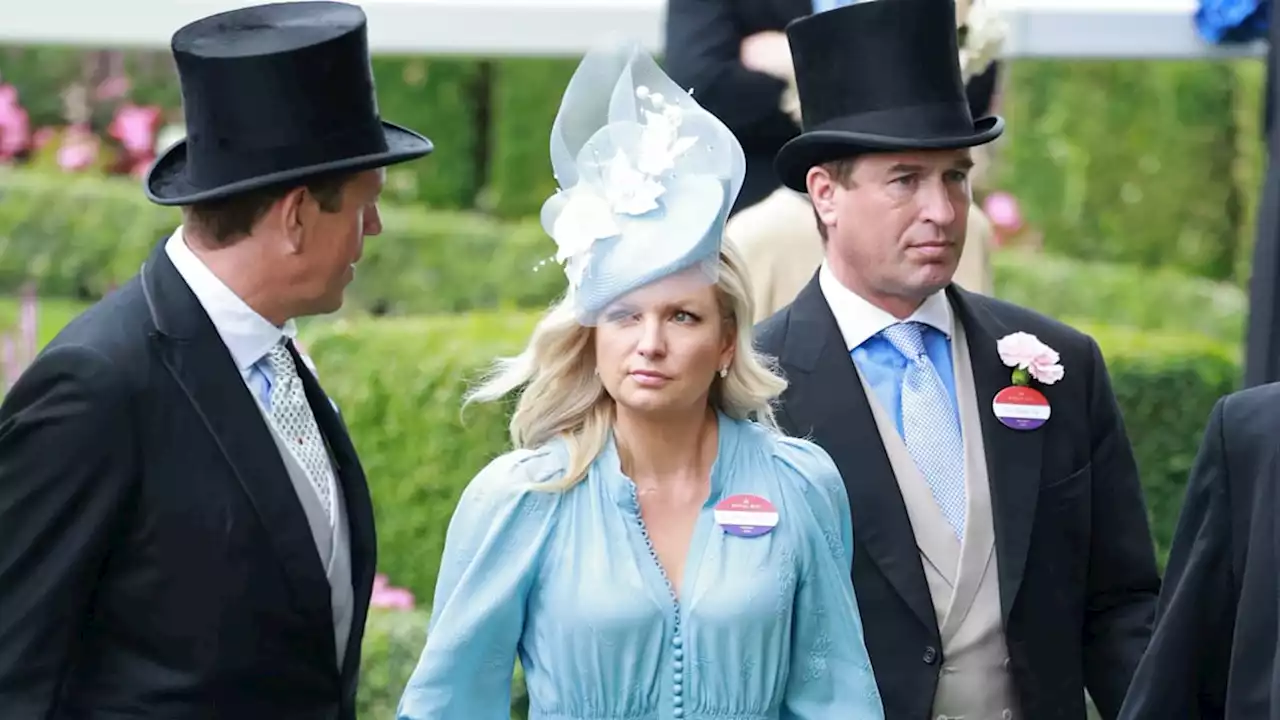 Peter Phillips and girlfriend Lindsay Steven enjoy double date at Royal Ascot with Mike and Zara Tindall