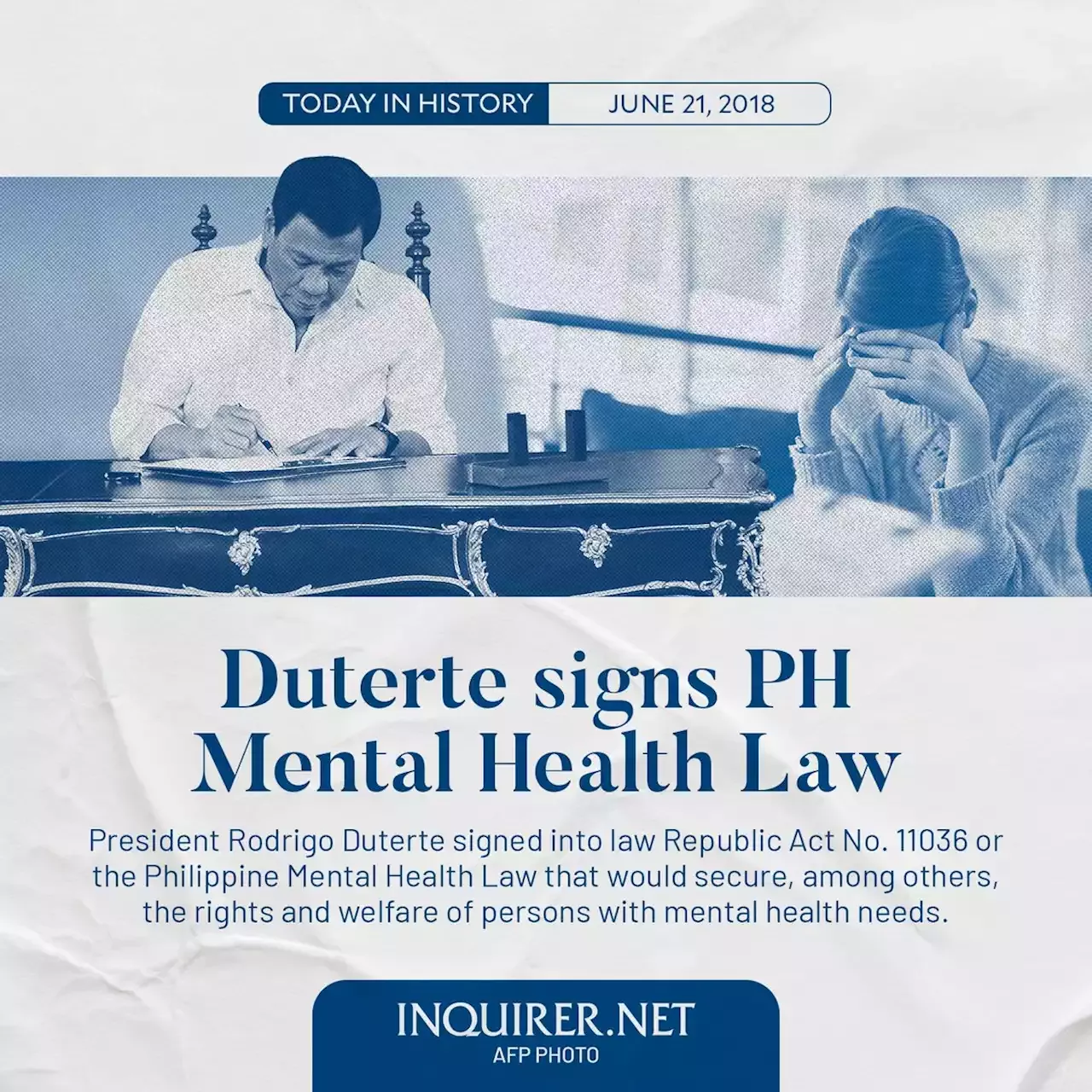 Duterte Signs Ph Mental Health Law