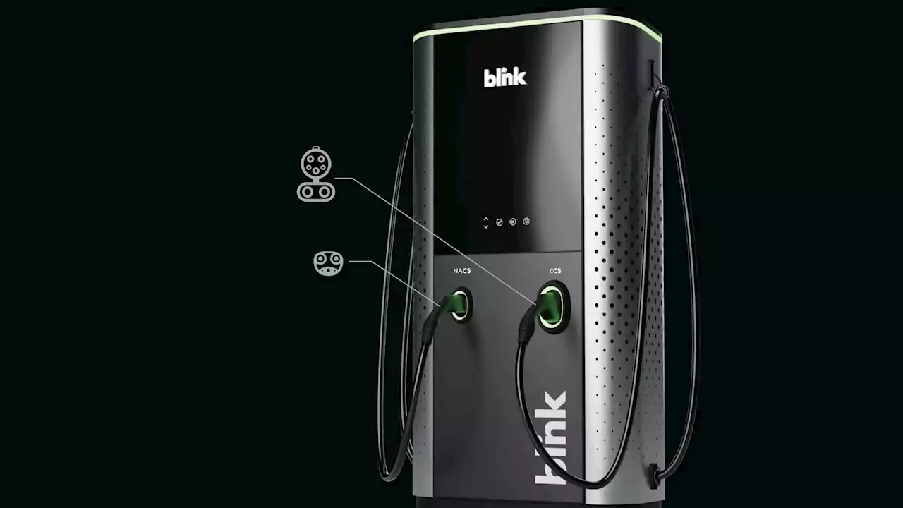 Blink Charging Announces New Dual-Port CCS And NACS Fast Charger