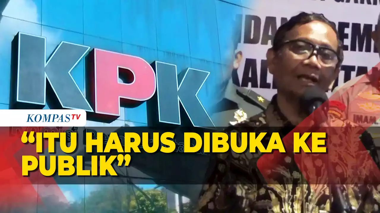 Mahfud MD Dorong Dugaan Pungli Rutan KPK Dibuka ke Publik