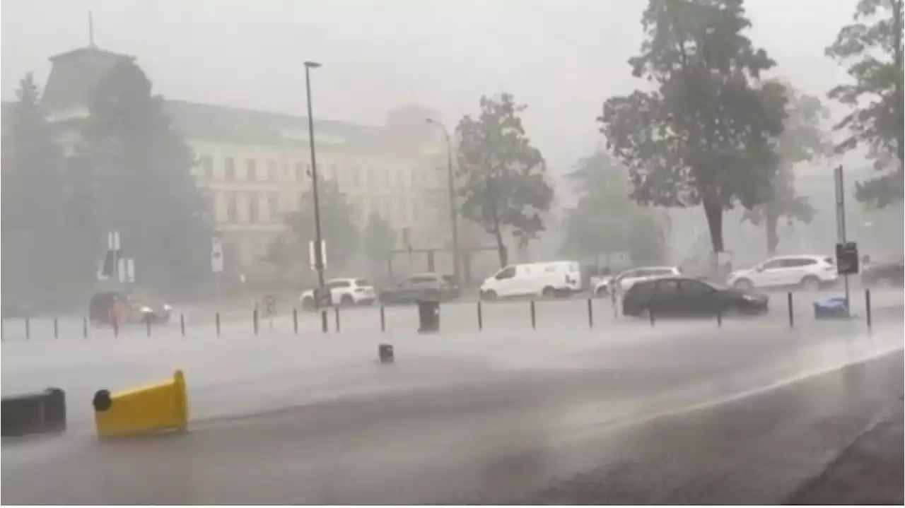 Regen, Hagel und Sturmböen: Das Unwetter wütet