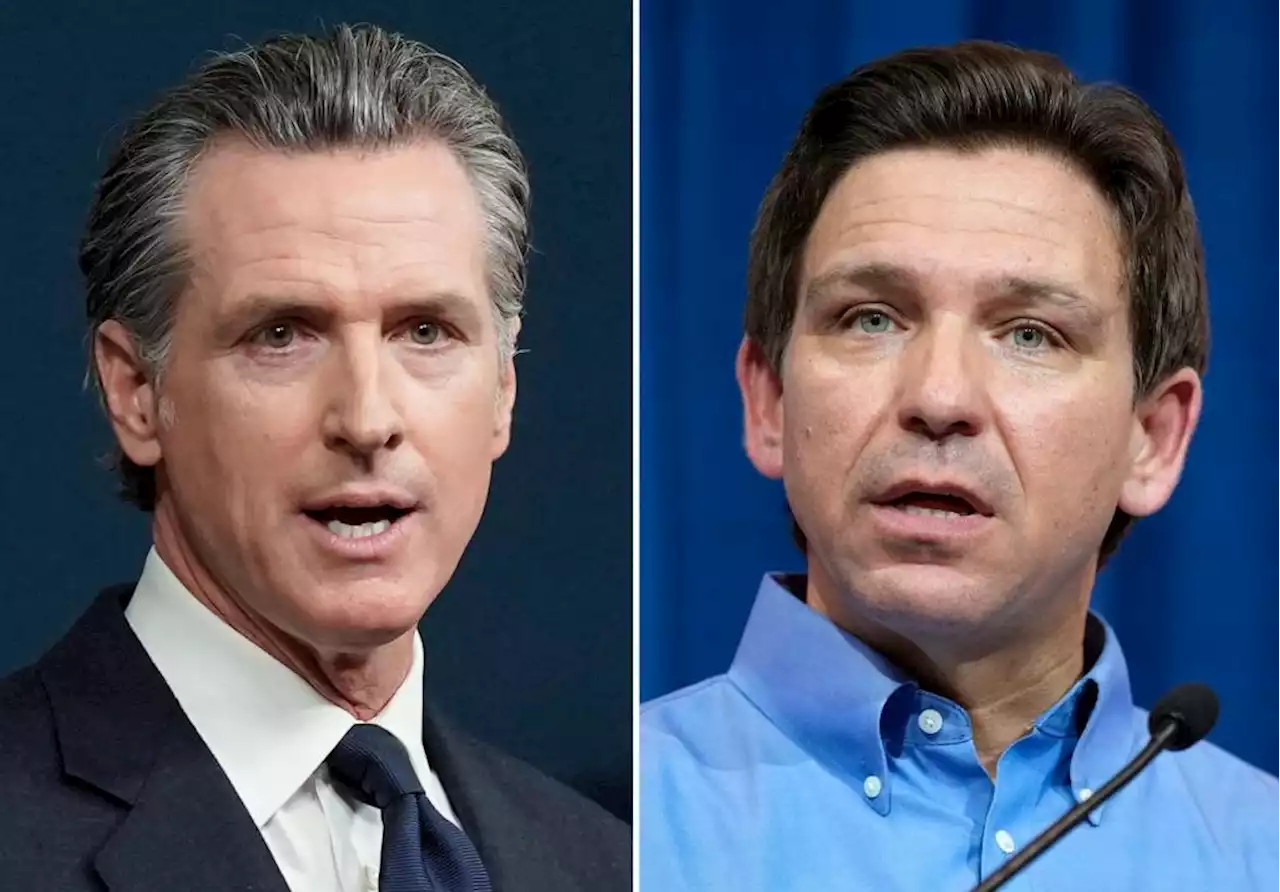 Taxpayers finance political stunts by California, Florida and Texas governors