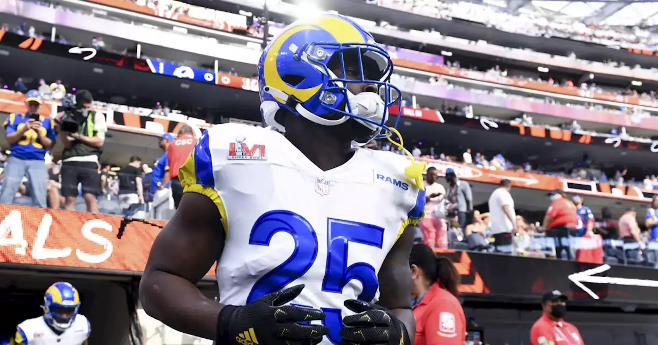 Rams bring back Sony Michel, a key component for Super Bowl LVI champions